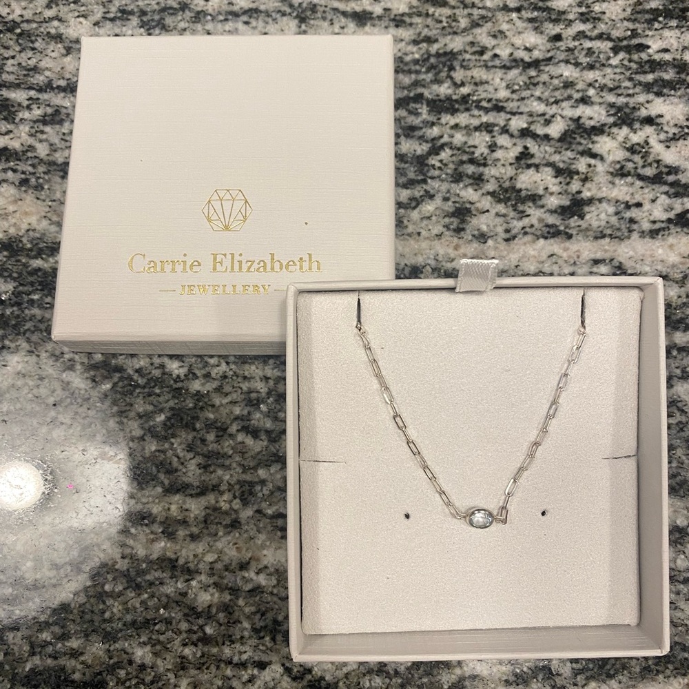 Carrie Elizabeth Aquamarine and Sterling Silver Bracelet